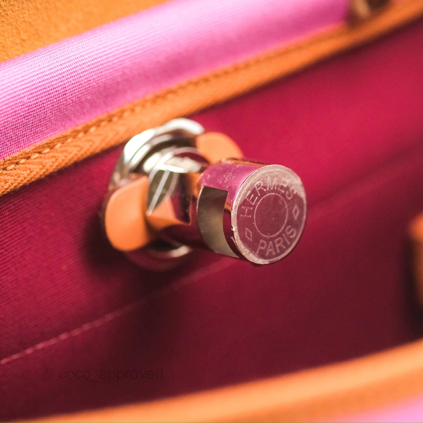 Hermès Herbag Zip 31 Retourne Rose Bubblegum Rubis Nature Canvas Palladium Hardware
