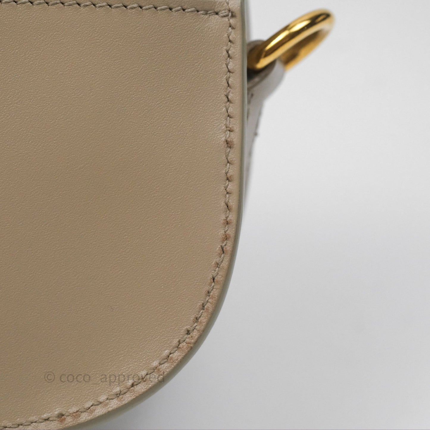 Christian Dior Bobby East-West Bag Calfskin Sand-Colored