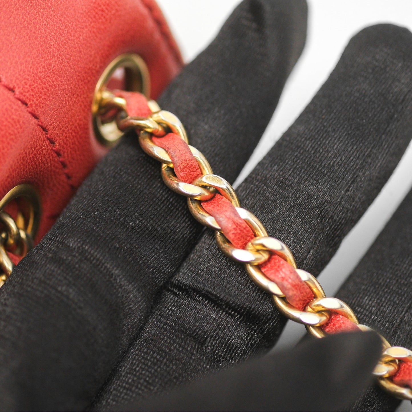 Chanel Diana Reissue Brick Red Gold Hardware