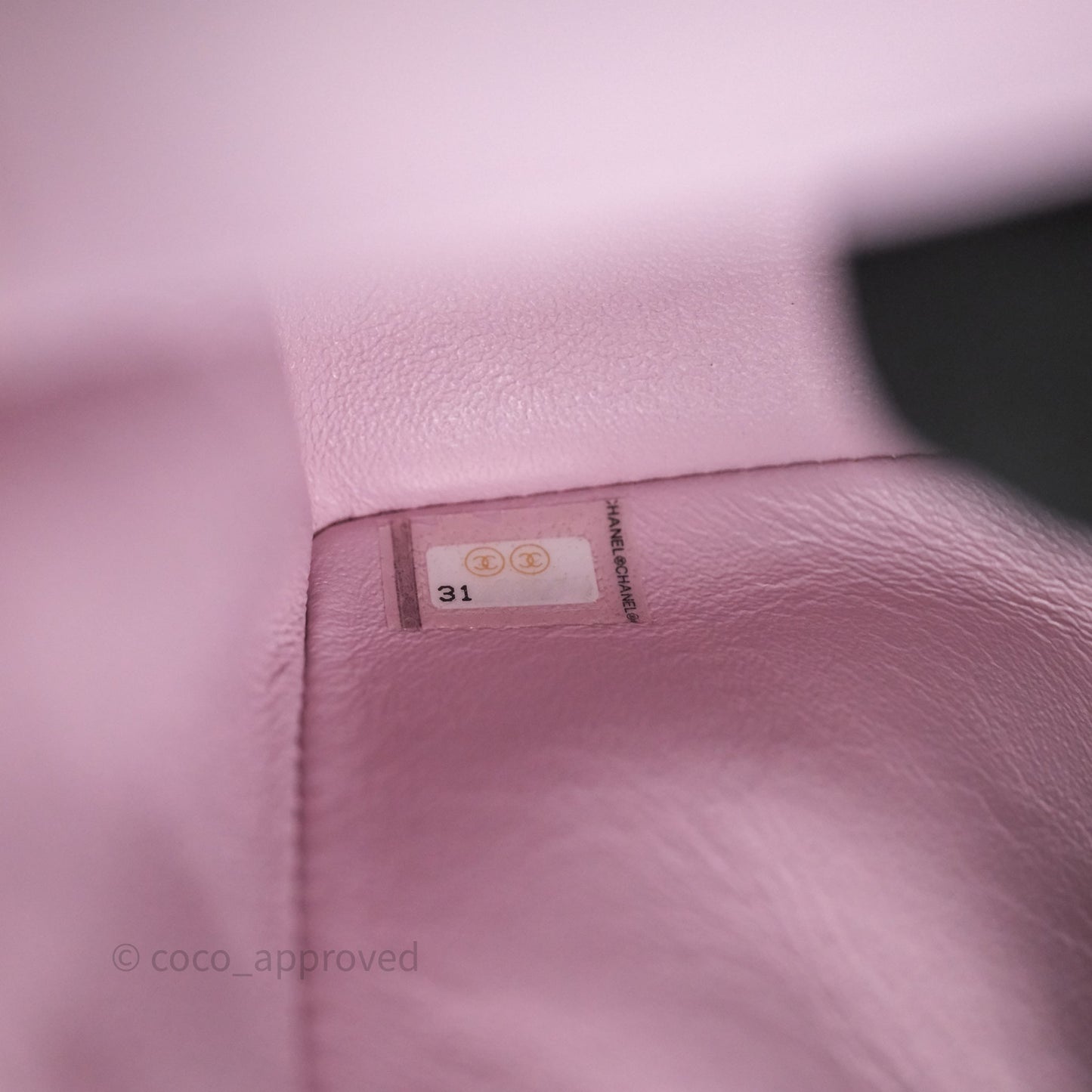 Chanel Classic Mini Rectangular Flap Pink Tweed Gold Hardware