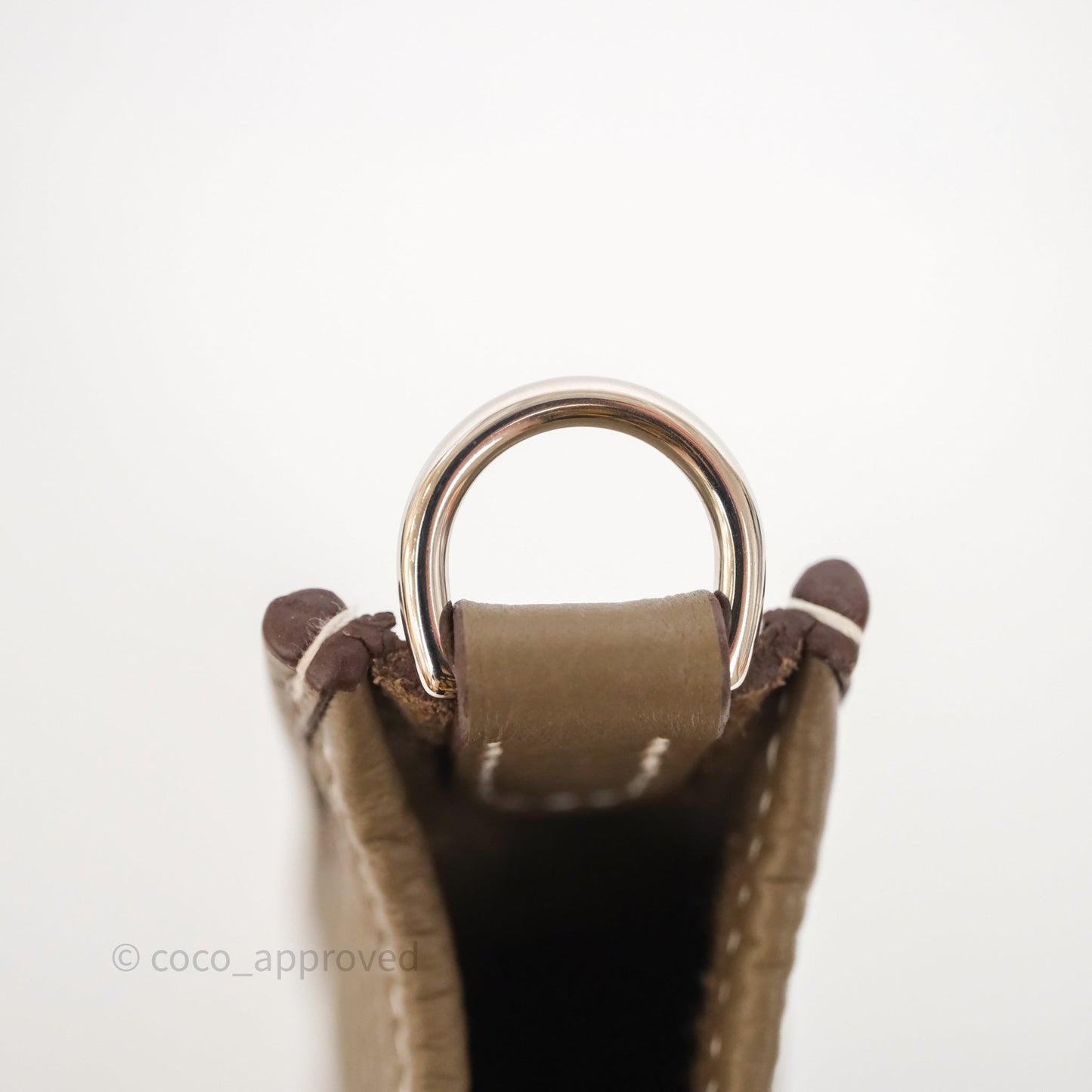 Hermès Mini Evelyne 16 Etoupe 18 Clemence Palladium Hardware