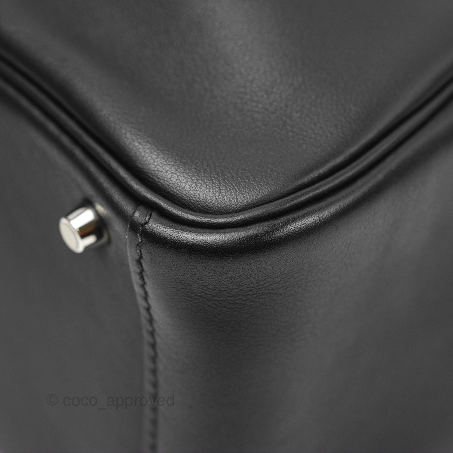 Hermès Mini Lindy 20 Back Swift Palladium Hardware