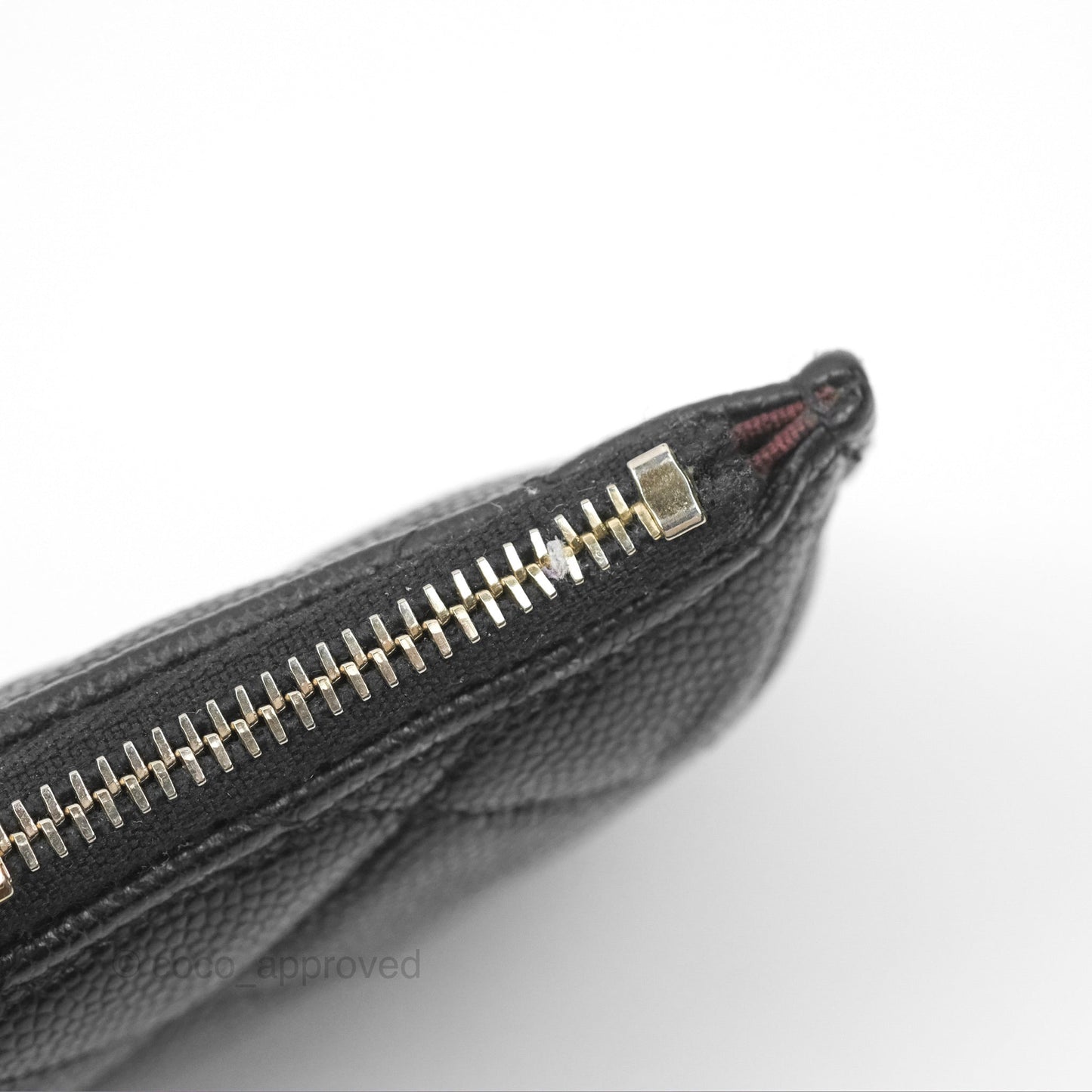 Chanel Classic Long Wallet Pouch Black Caviar