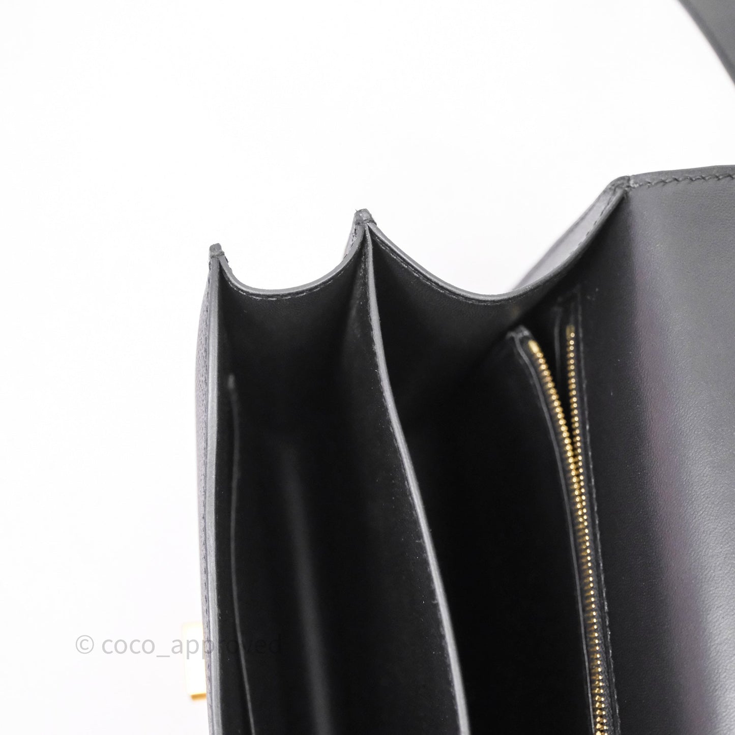 Hermès Constance 24 Noir 89 Epsom Gold Hardware