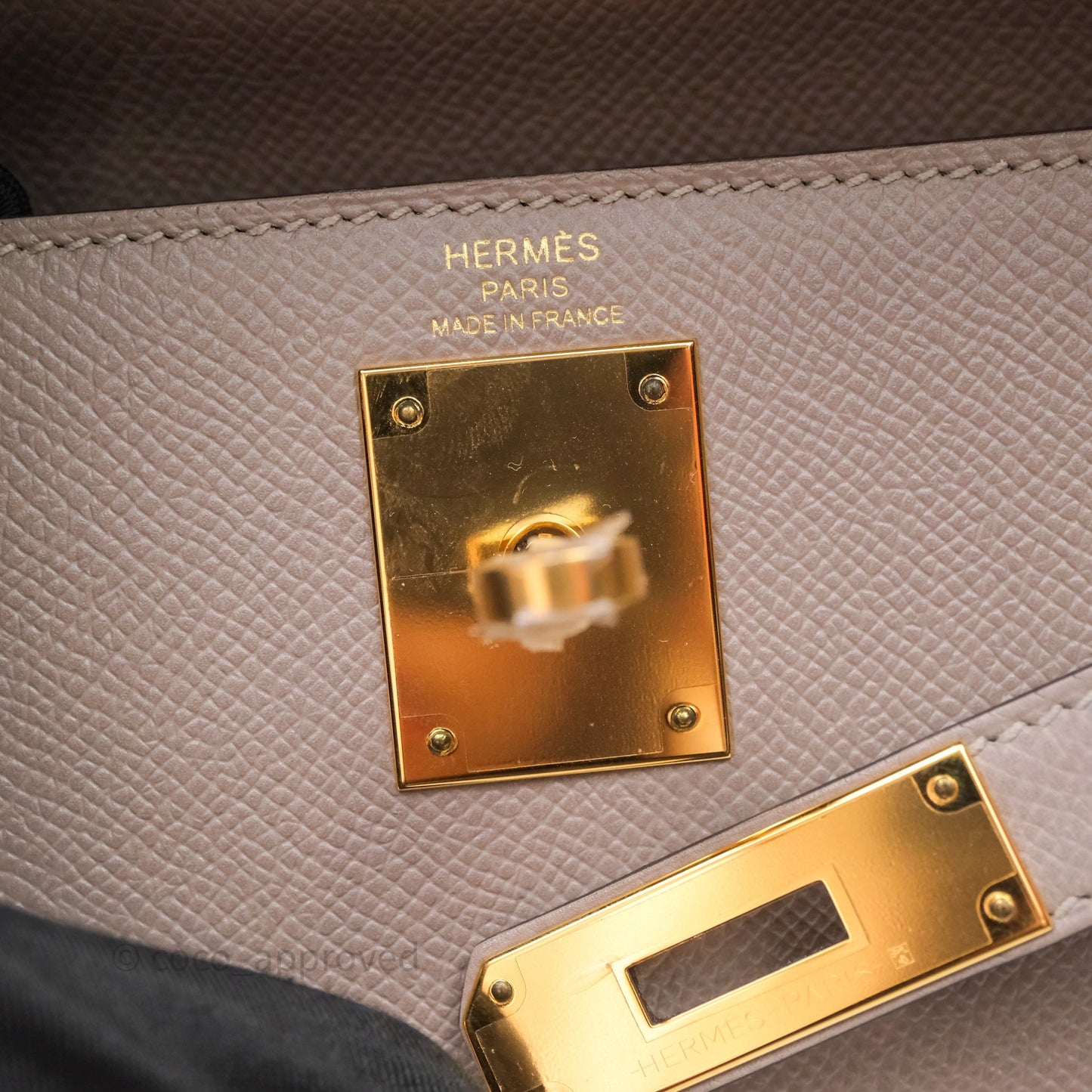Hermes Kelly 28 Gris Asphalte Epsom Gold Hardware