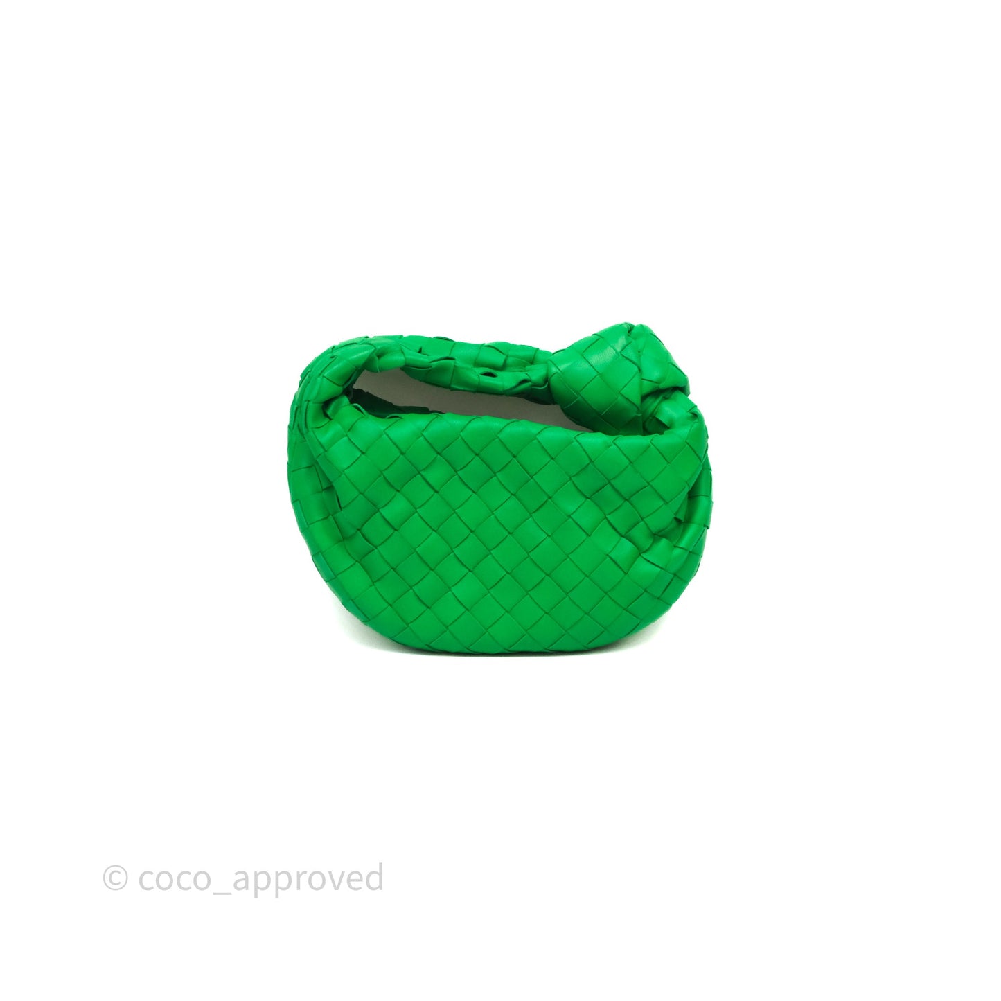 Bottega Veneta Mini Jodie Bag Green Intrecciato Lambskin