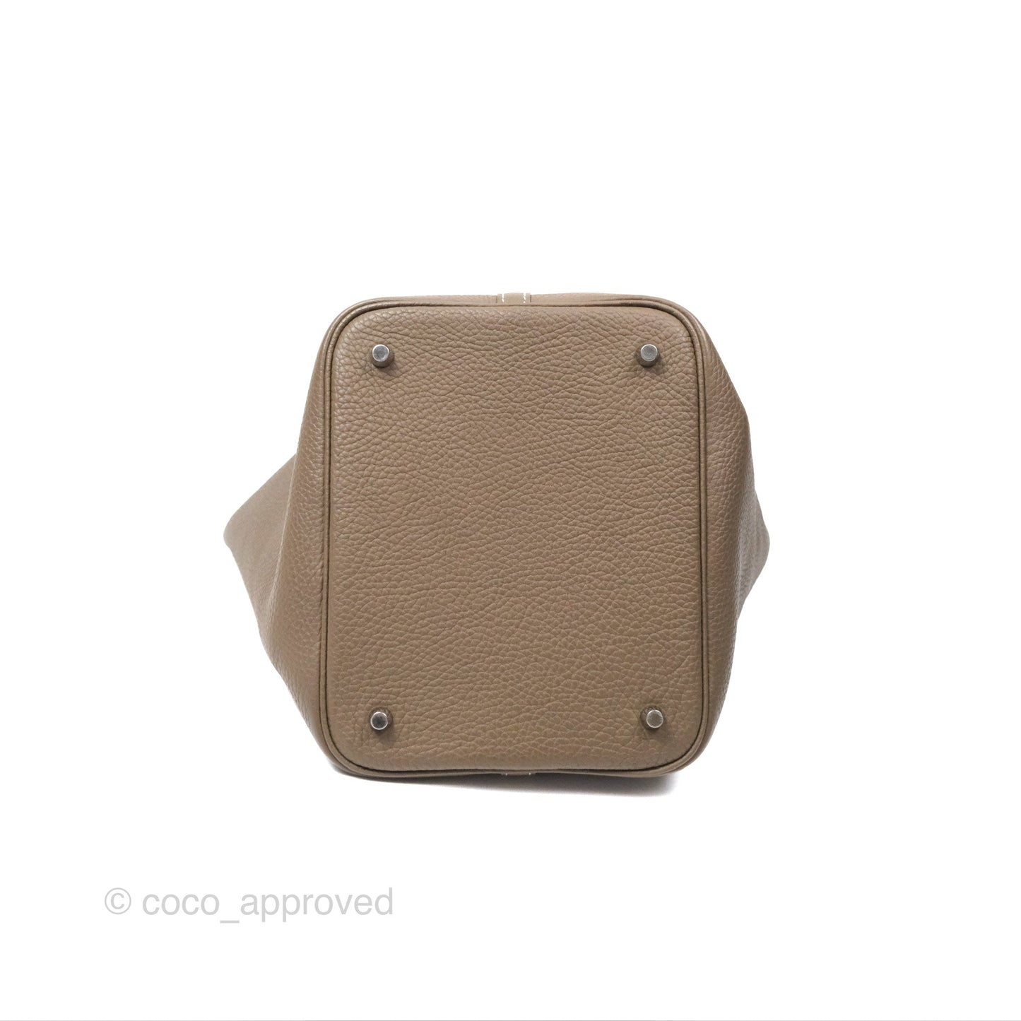 Hermès Picotin 22 Lock Etoupe Clemence Palladium Hardware