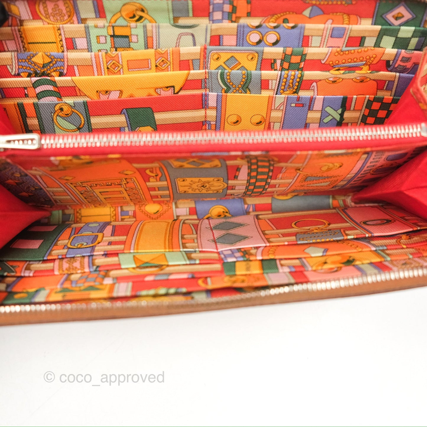Hermès Silk In Classique Long Wallet Gold Epsom