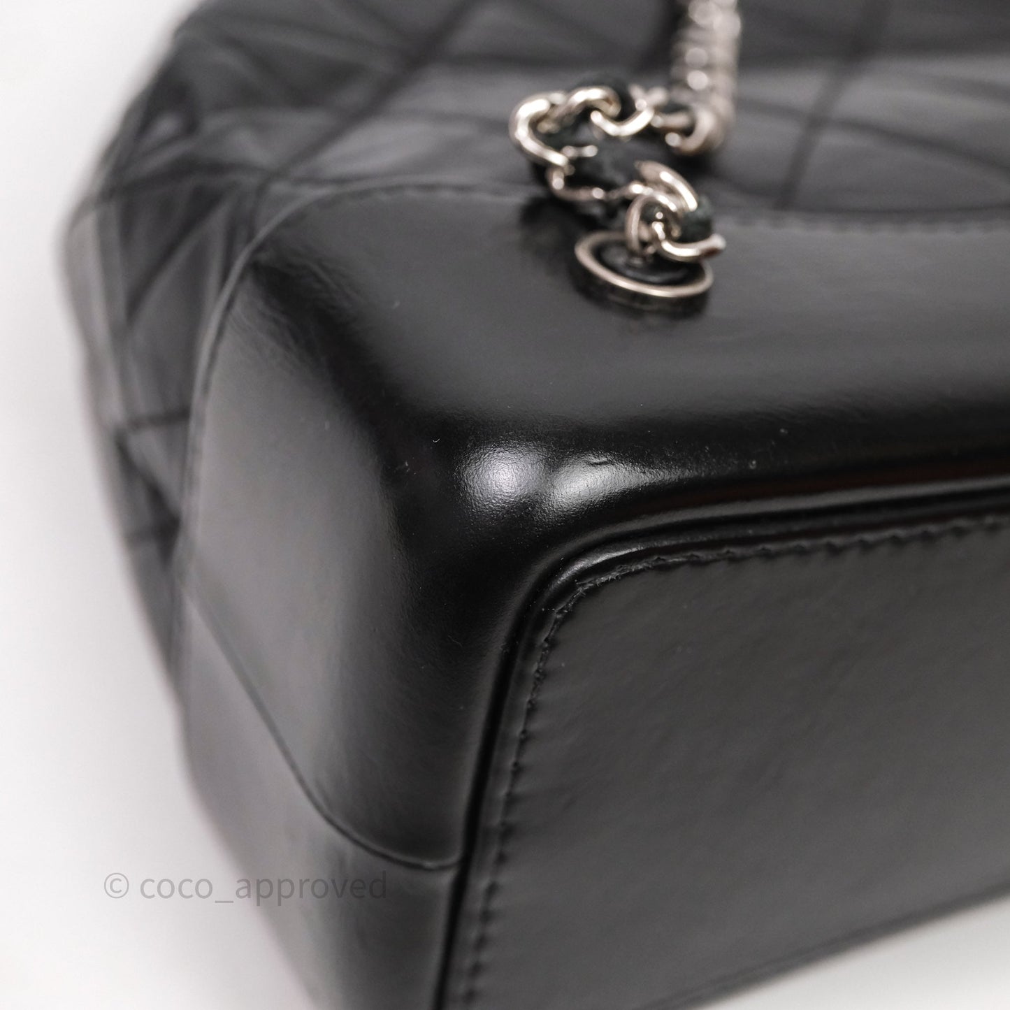 Chanel Small Gabrielle Backpack Black Aged Calfskin