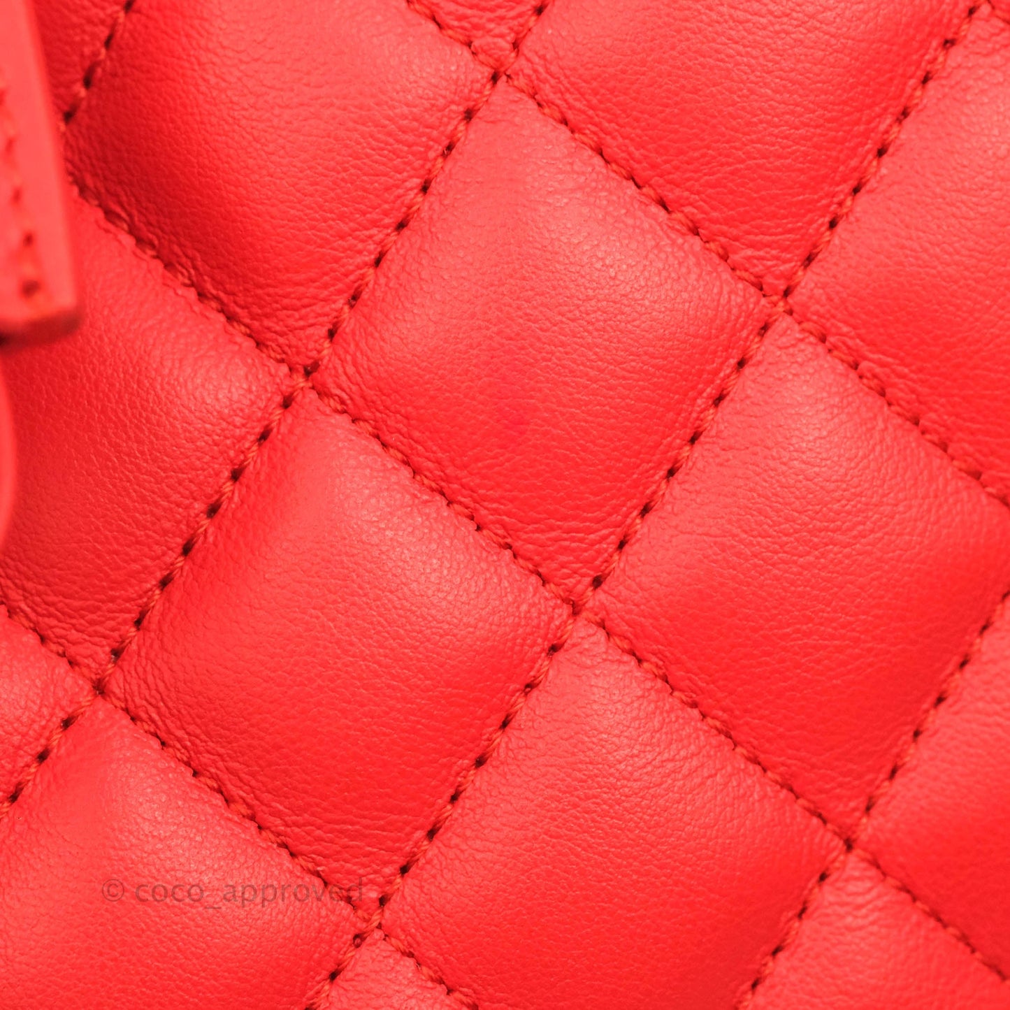 Chanel Quilted Urban Spirit Backpack Red Calfskin Gold Hardware
