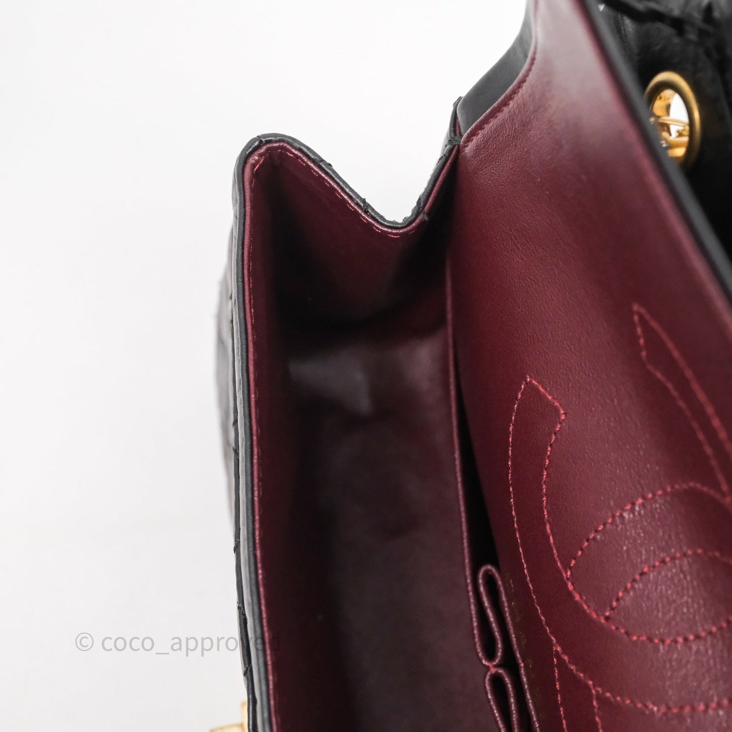 Chanel Reissue 225 Flap Black Aged Calfskin Gold Hardware