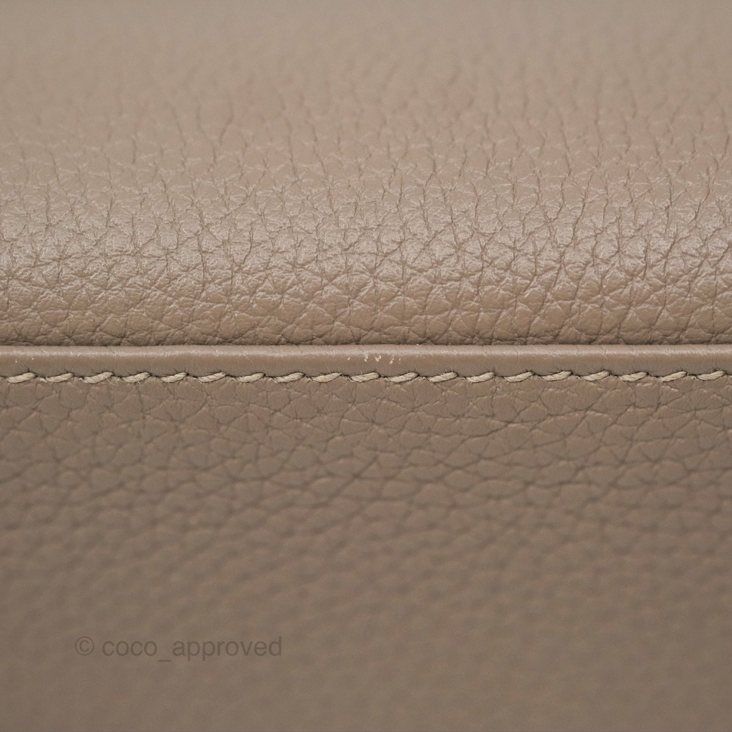 Hermès Retourne Kelly 25 Gris Asphalte M8 Togo Palladium Hardware