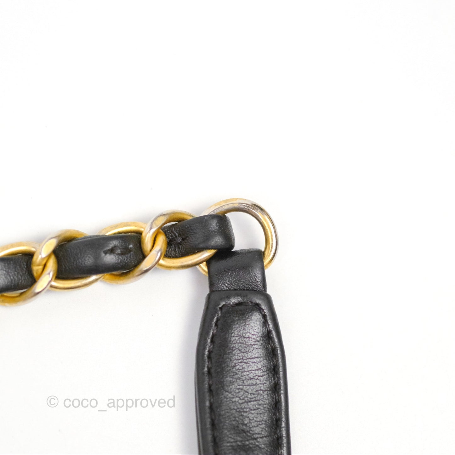 Chanel Quilted Medium CC Filigree Vanity Case Black Caviar Gold Hardware