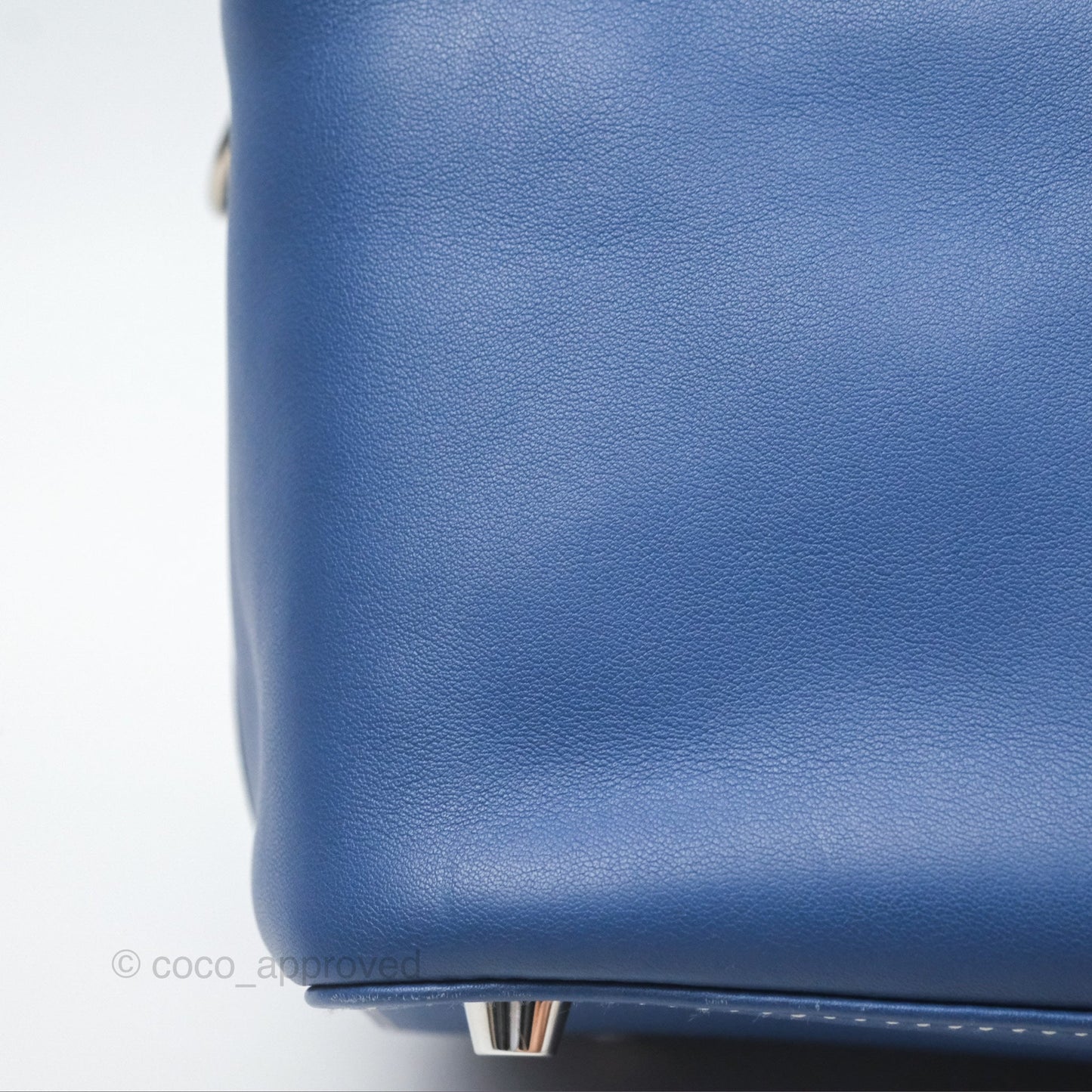 Hermès ToolBox 20 Bleu Agate R2 Swift Palladium Hardware