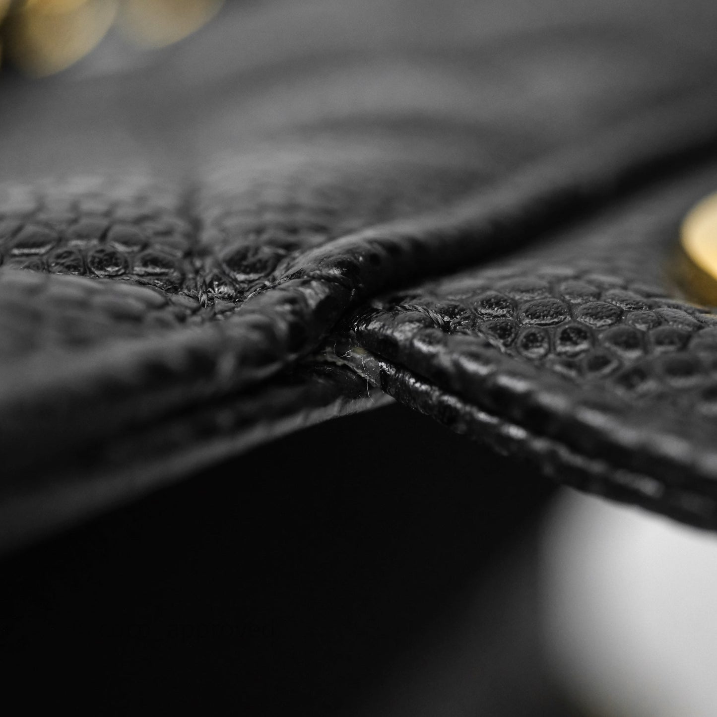 Chanel Small Classic Flap Quilted Black Caviar Gold Hardware