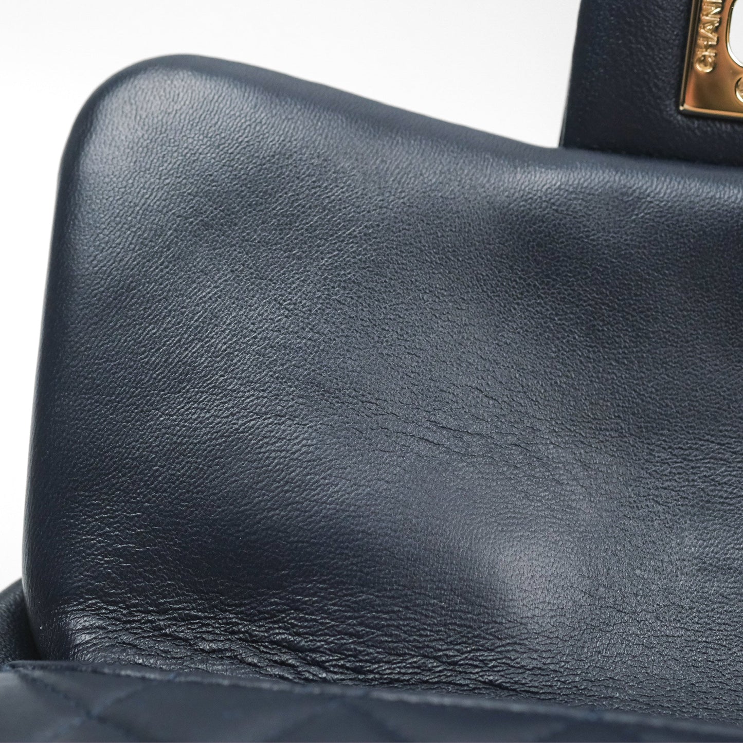 Chanel Small Seoul Backpack Navy Lambskin Gold Hardware