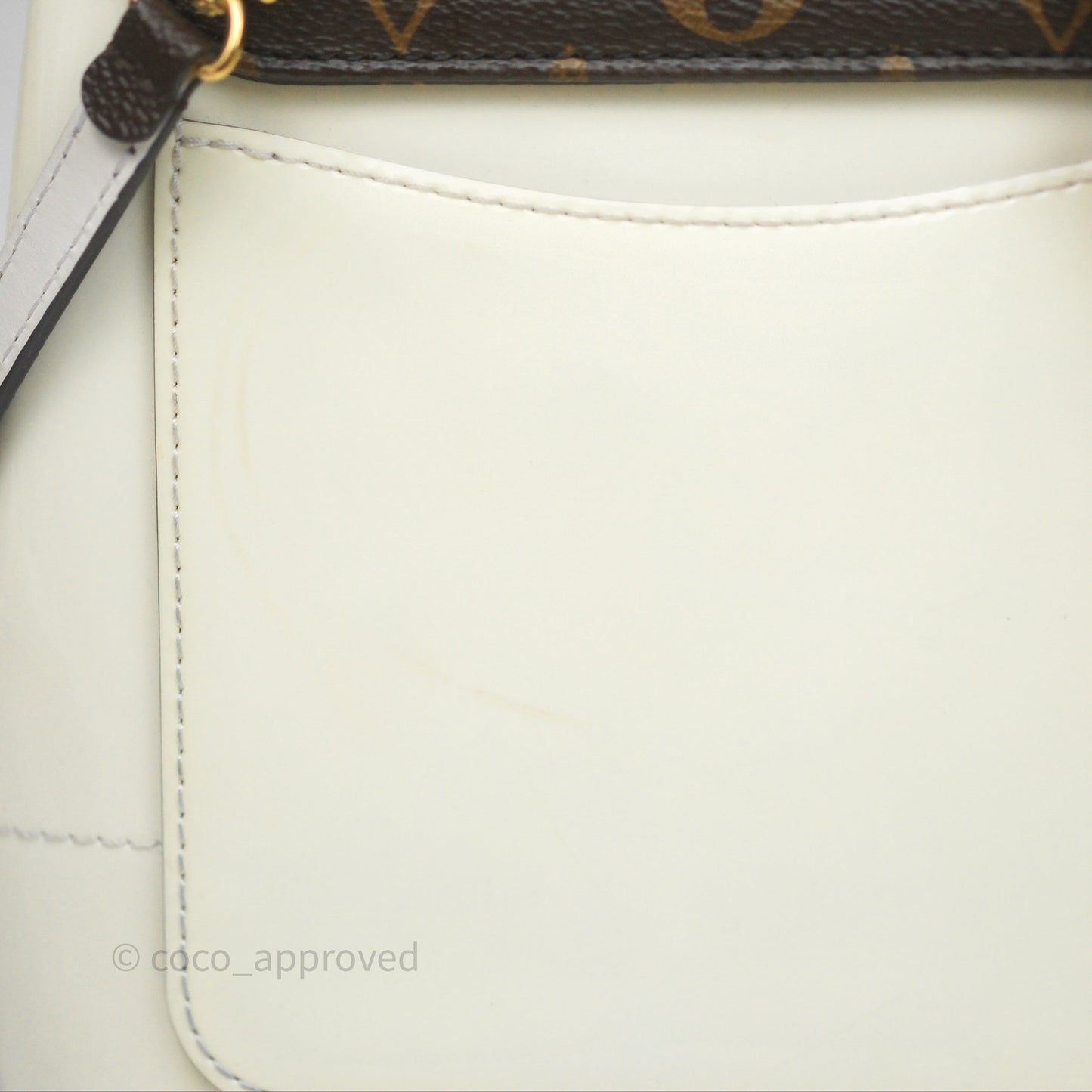 Louis Vuitton Hot Springs Backpack Monogram Patent Snow