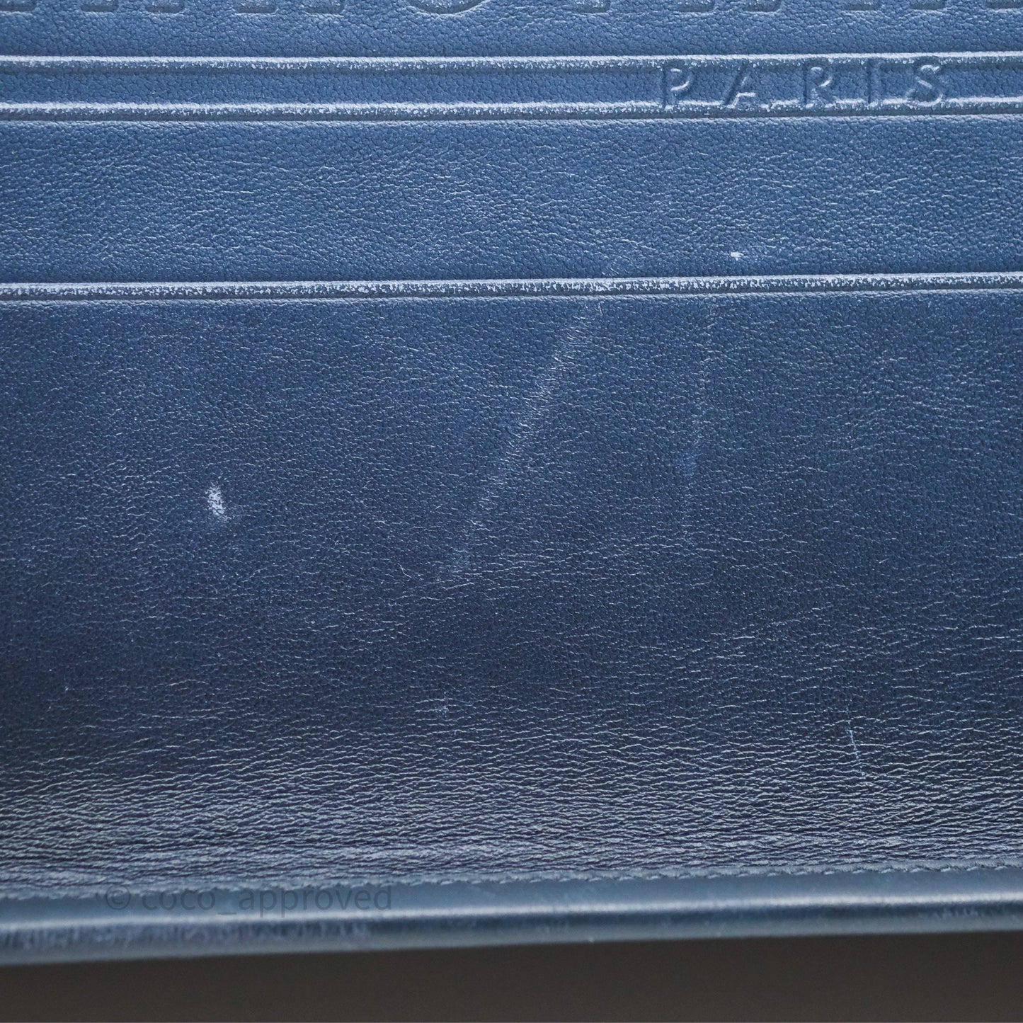 Christian Dior Medium Book Tote Blue Calfskin