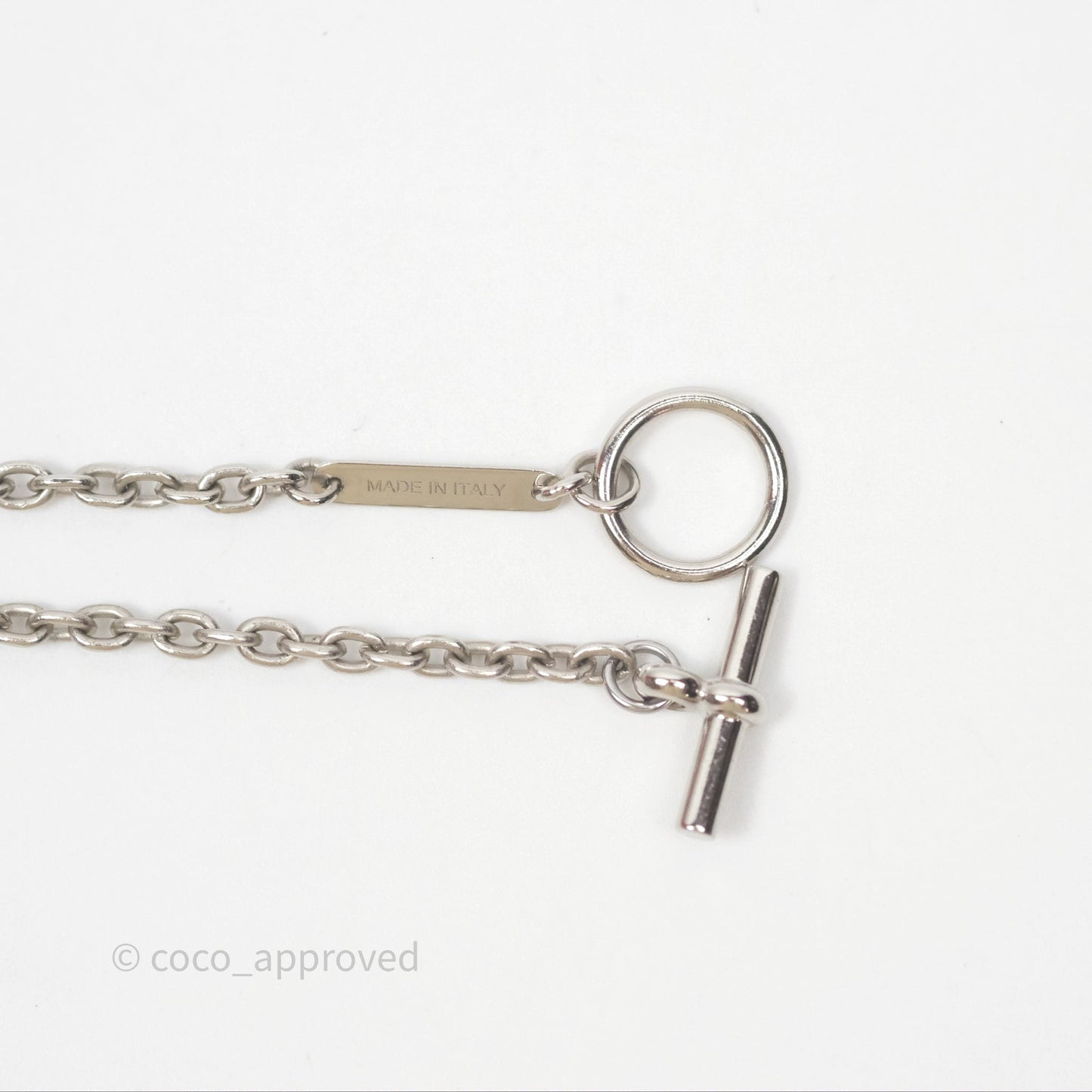 Hermès Panache Necklace Brushed Palladium Hardware