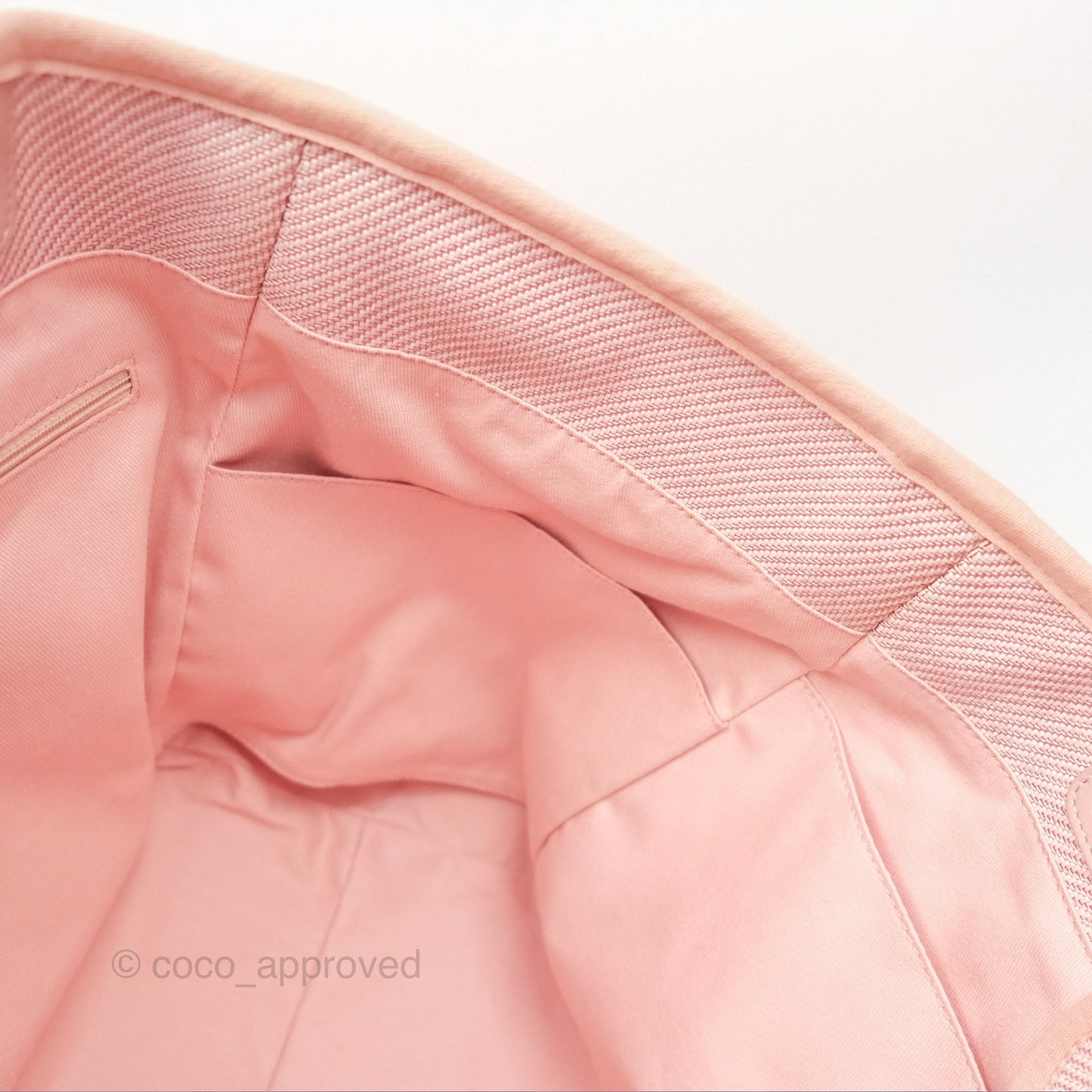 Chanel Large Deauville Pink Canvas 20A