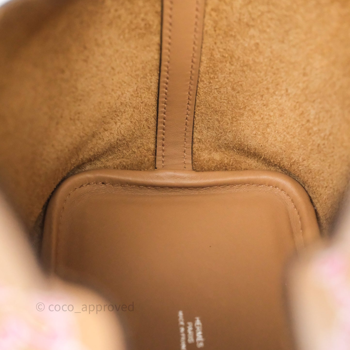 Hermès Micro Picotin 14 Lucky Daisy Chai 0M/Rose 5T Swift Palladium Hardware