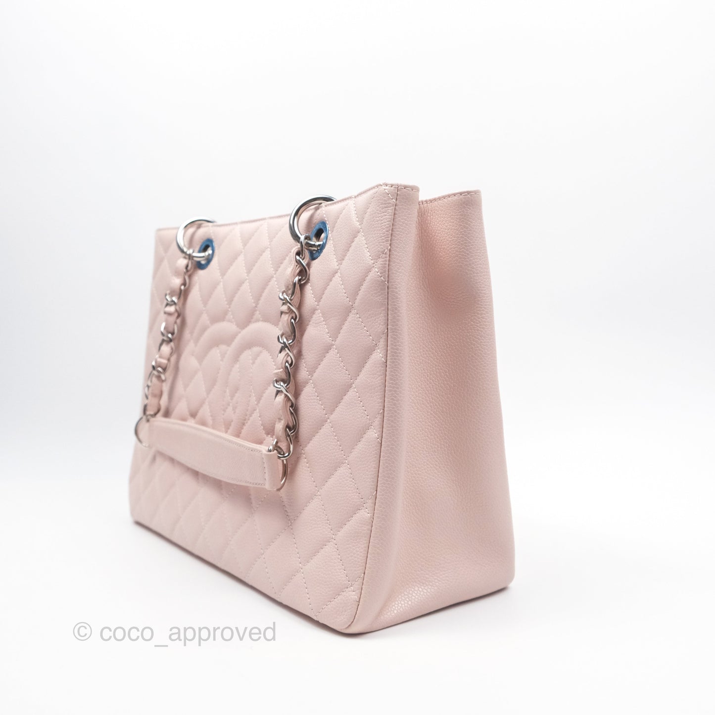 Chanel GST Pink Caviar Silver Hardware