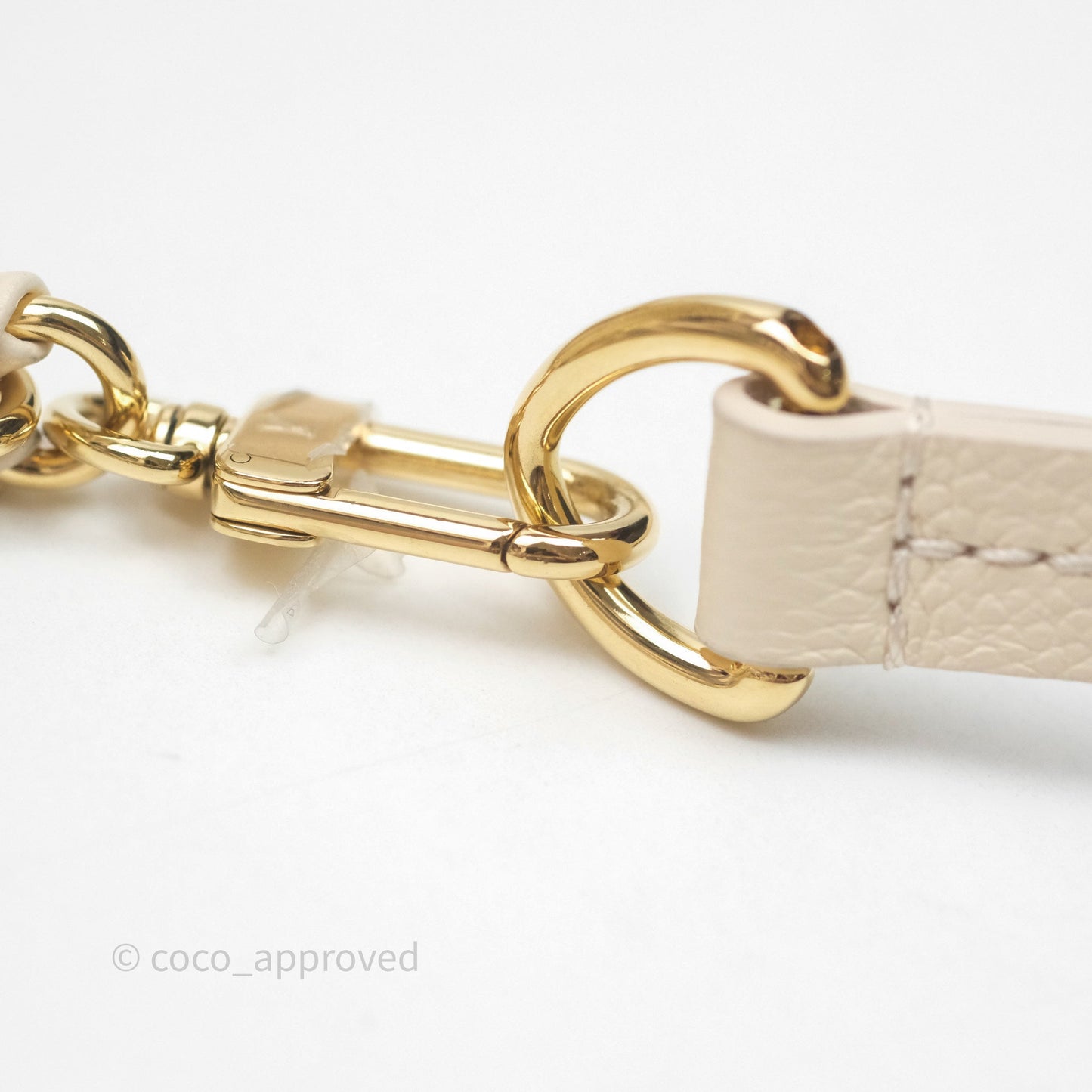 Louis Vuitton Backup Cream Monogram Empreinte Leather