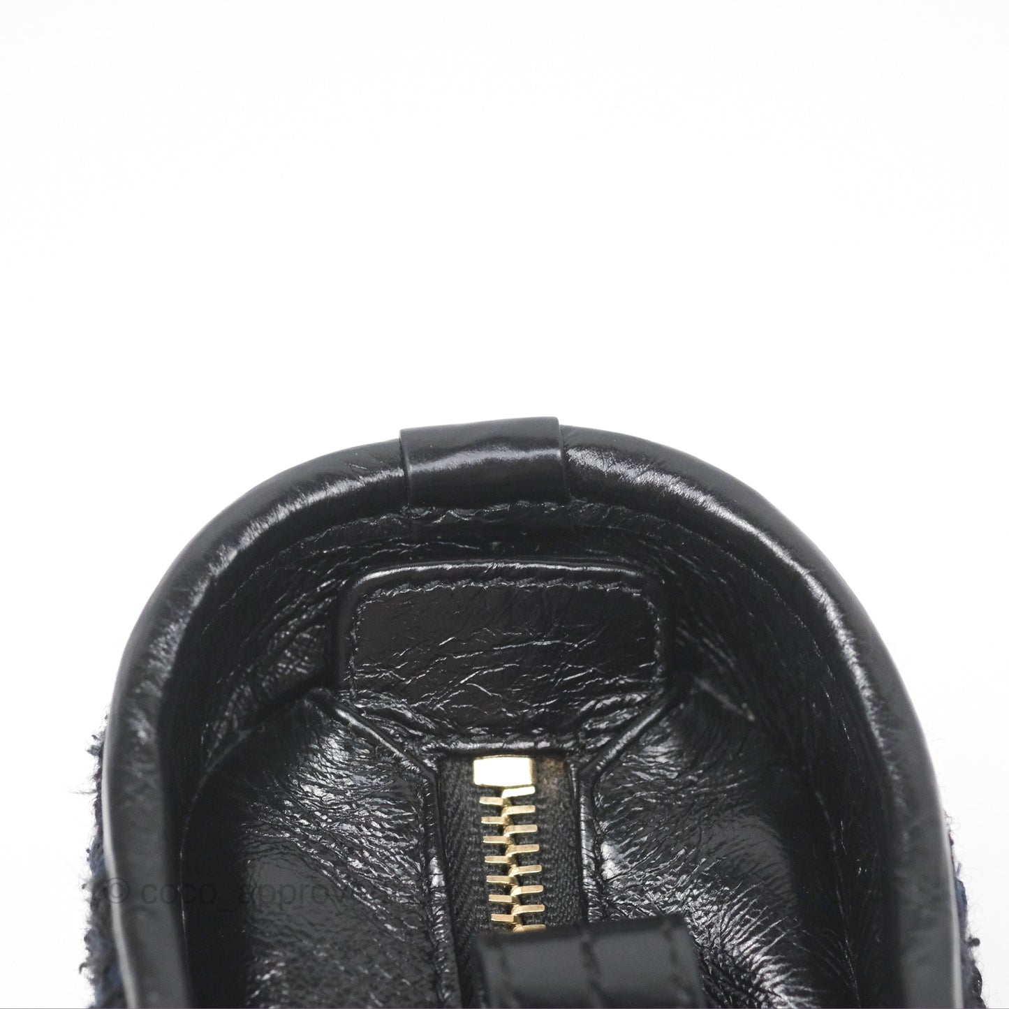Chanel Small Gabrielle Hobo Black Navy Tweed
