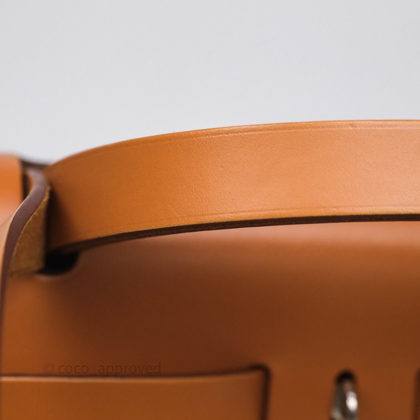 Hermès Herbag Zip 31 Cuivre Canvas Palladium Hardware
