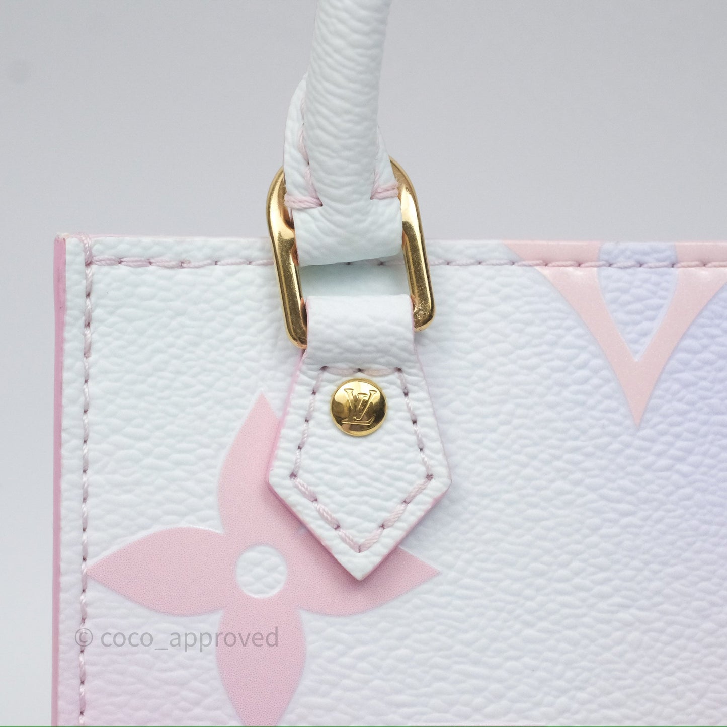 Louis Vuitton Petit Sac Plat Bag Sunrise Pastel