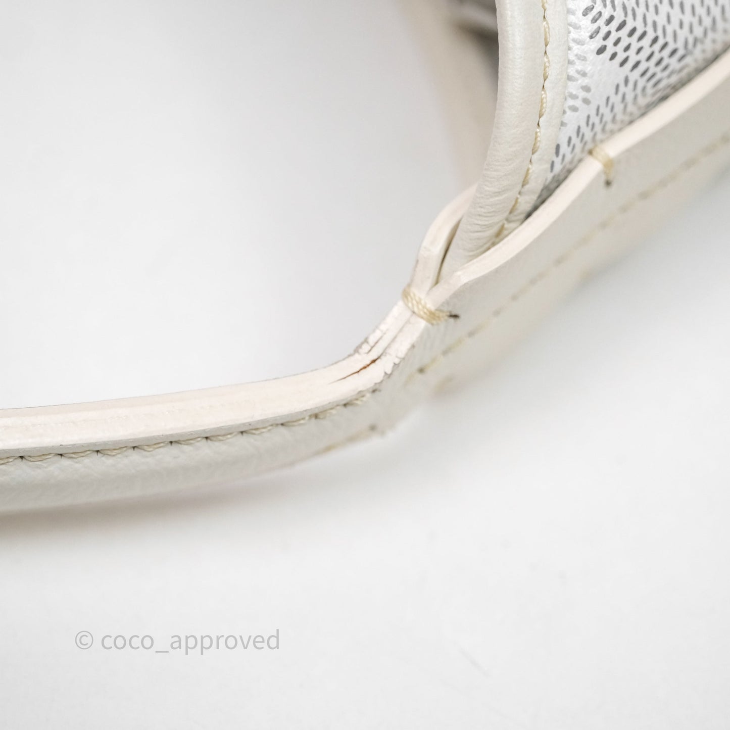 Goyard Bohème Hobo Bag PM White Goyardine Canvas