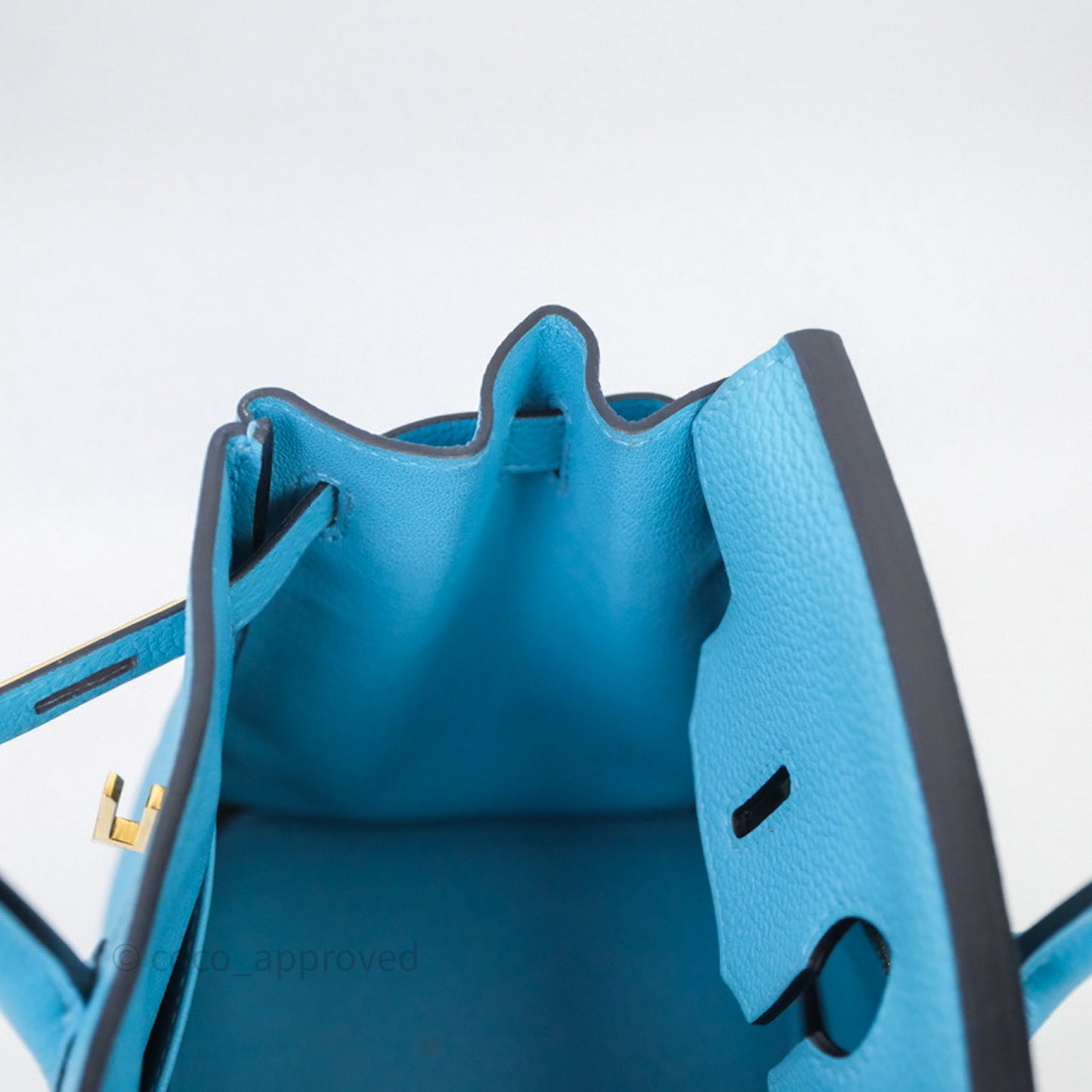 Hermès Birkin 30 Bleu De Nord P3 Togo Gold Hardware