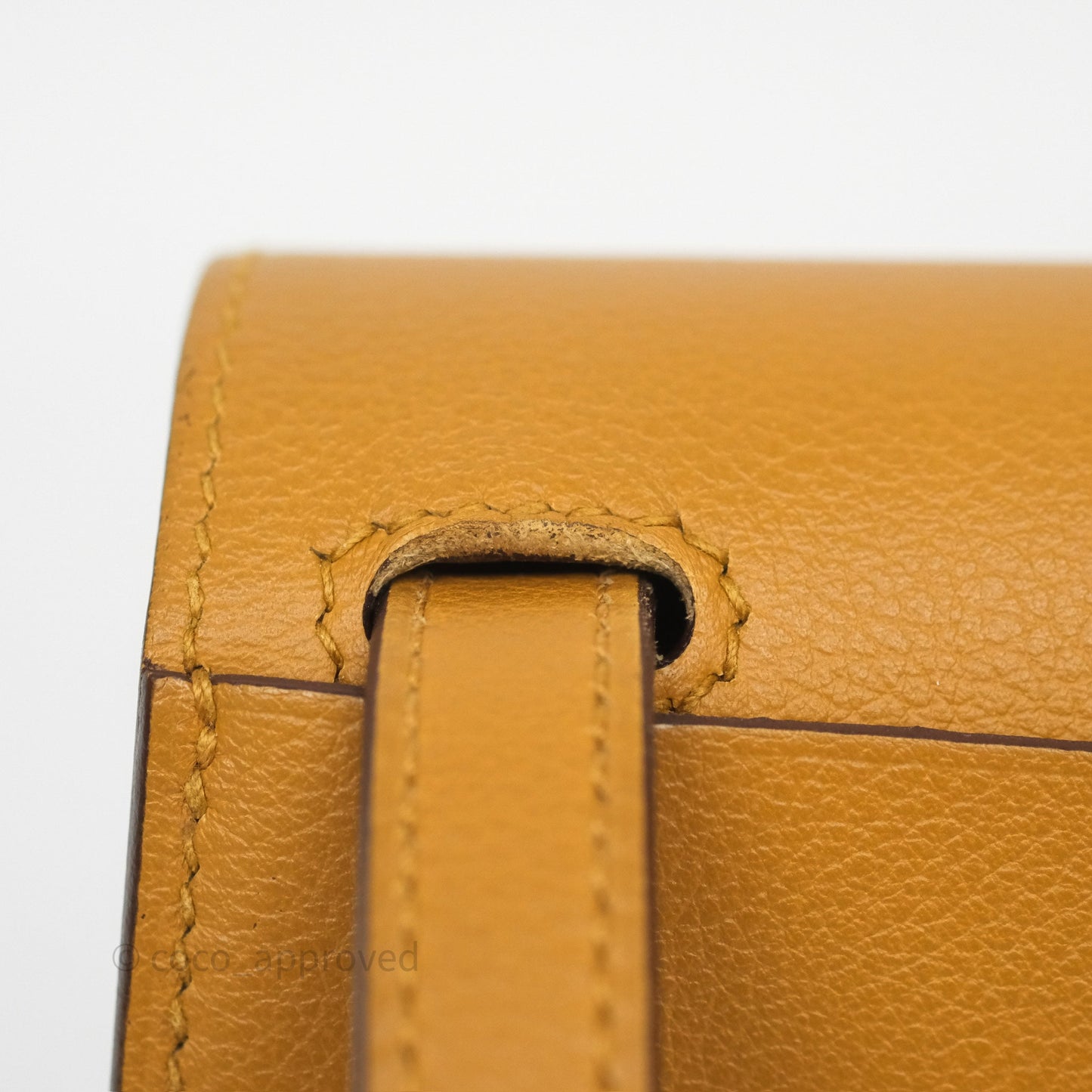 Hermès Halzan 25 Caramel 28 Evercolor Gold Hardware
