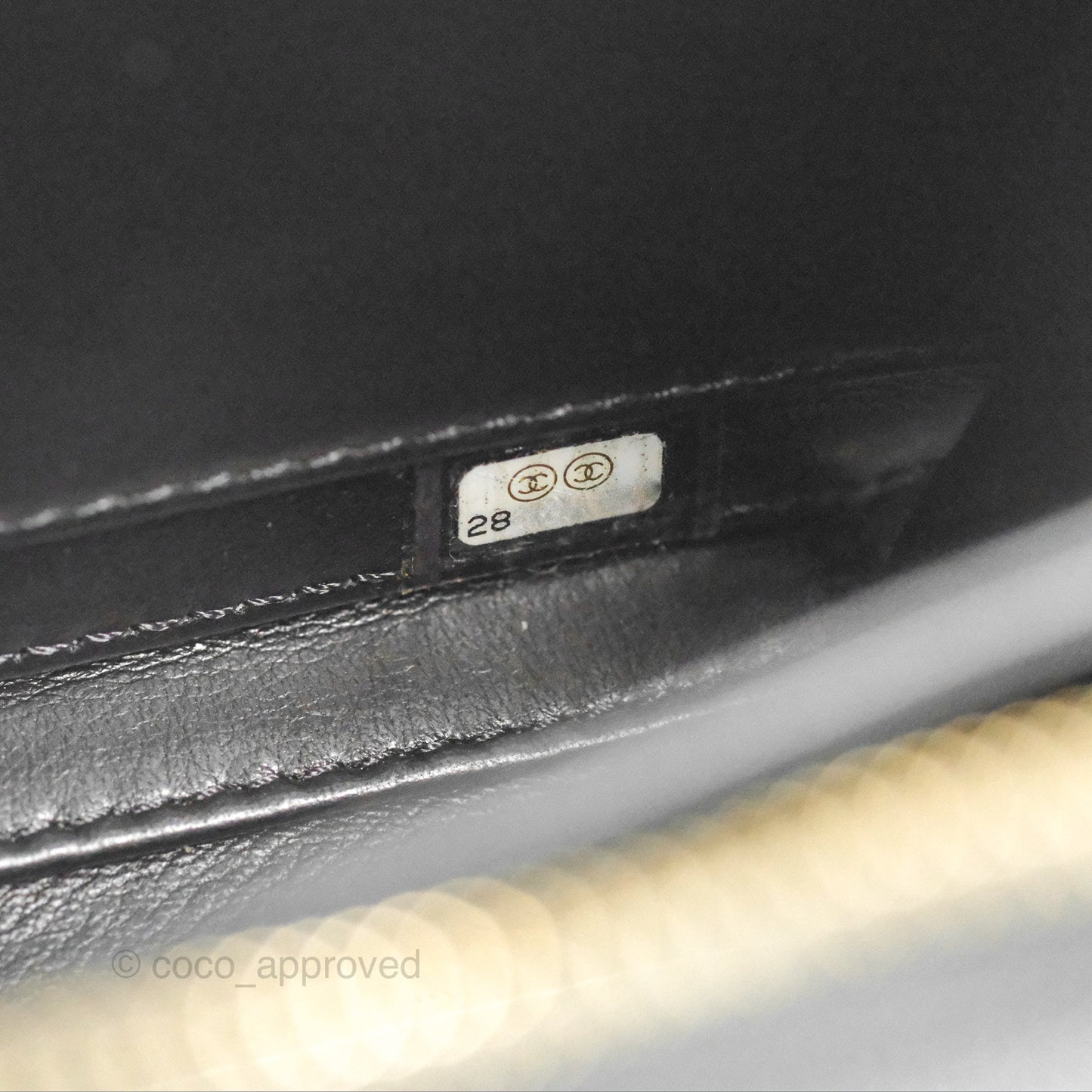 Chanel Quilted Small CC Filigree Vanity Case Black Caviar Gold Hardware