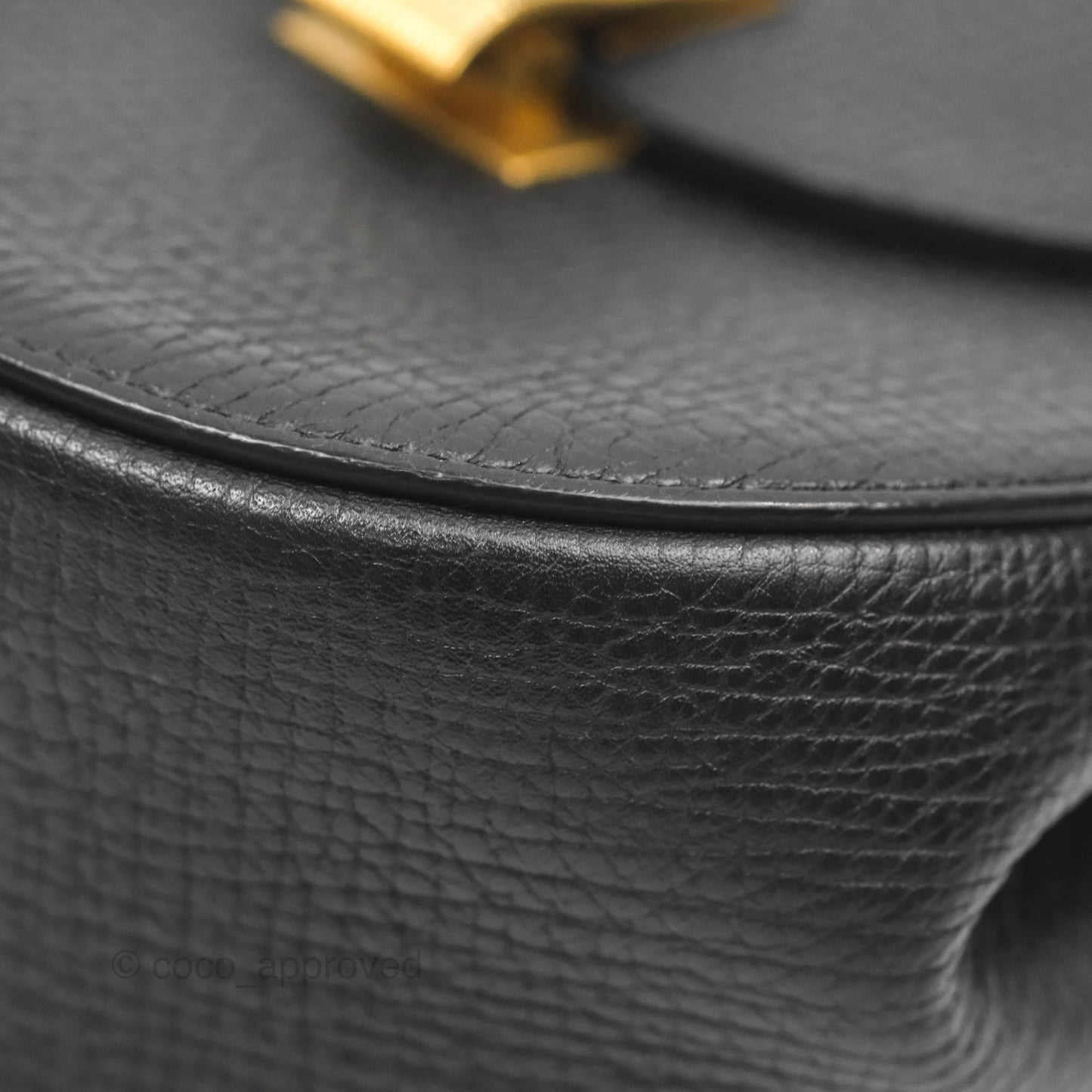 Bottega Veneta Palmellato Rounded Belt Bag Calfskin Black
