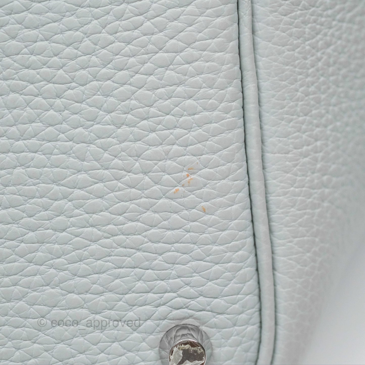 Hermès Picotin Lock 18 Bleu Pale Taurillon Clemence Palladium Hardware