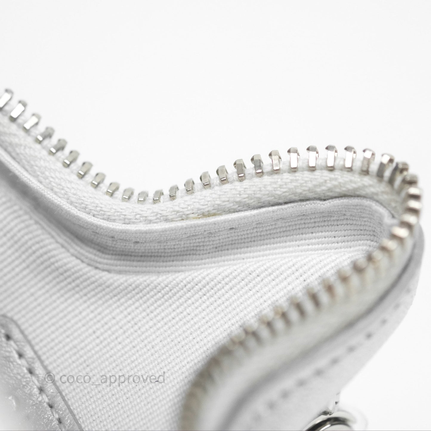 Chanel Star Coin Purse Metallic Silver Lambskin Silver Hardware