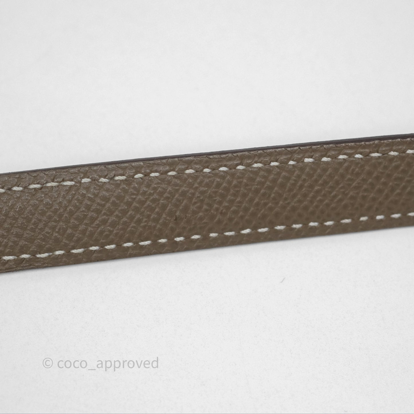 Hermès Kelly 25 Sellier Etoupe Epsom Gold Hardware
