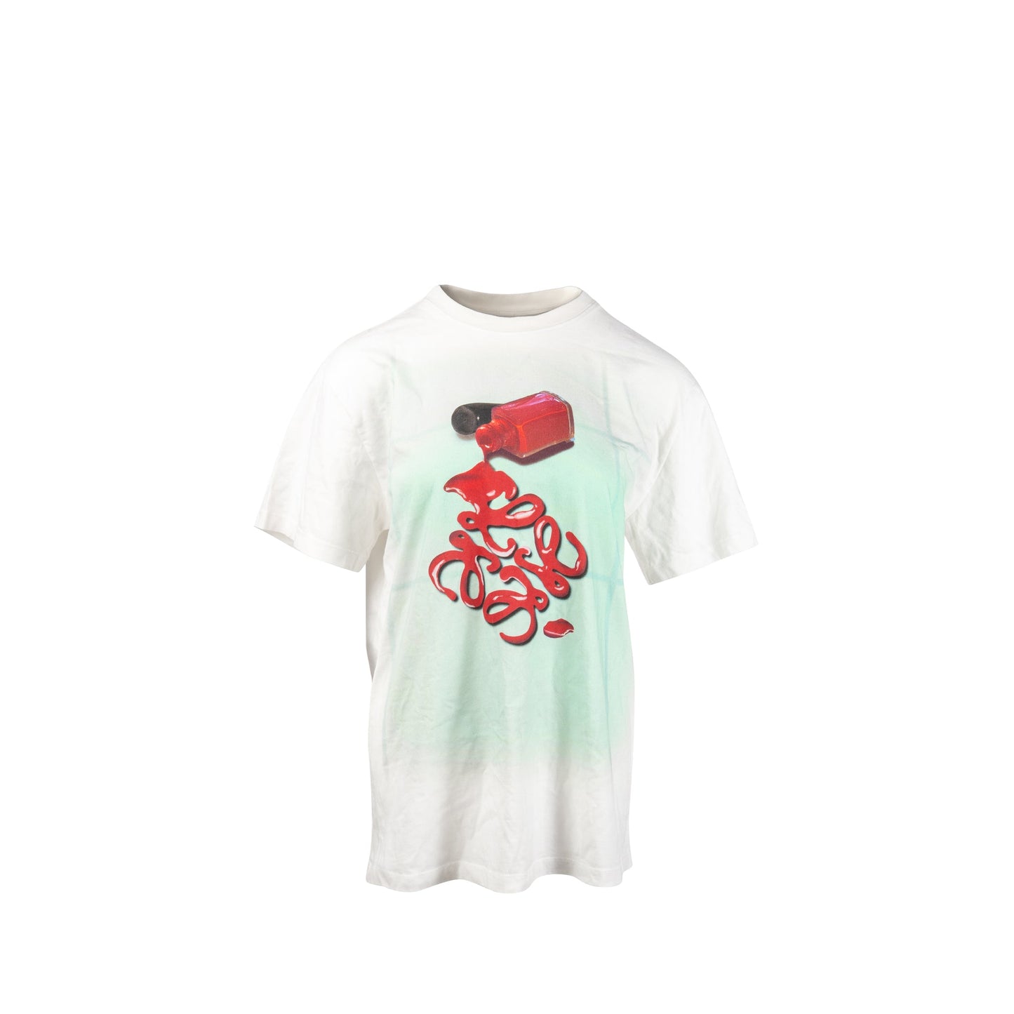 Loewe Size S Nail Polish T-shirt Cotton White/Multicolour