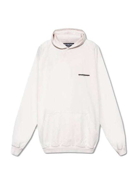 Luxury Balenciaga Strike 1917 Overfit Hoodie White