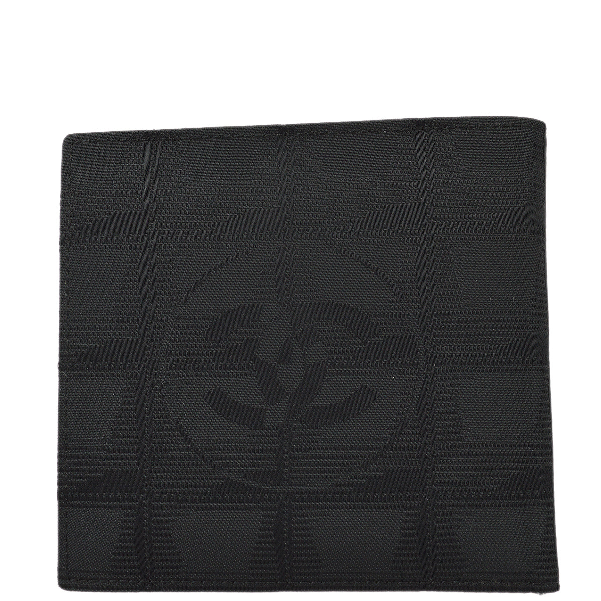 Luxury Chanel 2003-2004 Black New Travel Line Bifold Wallet
