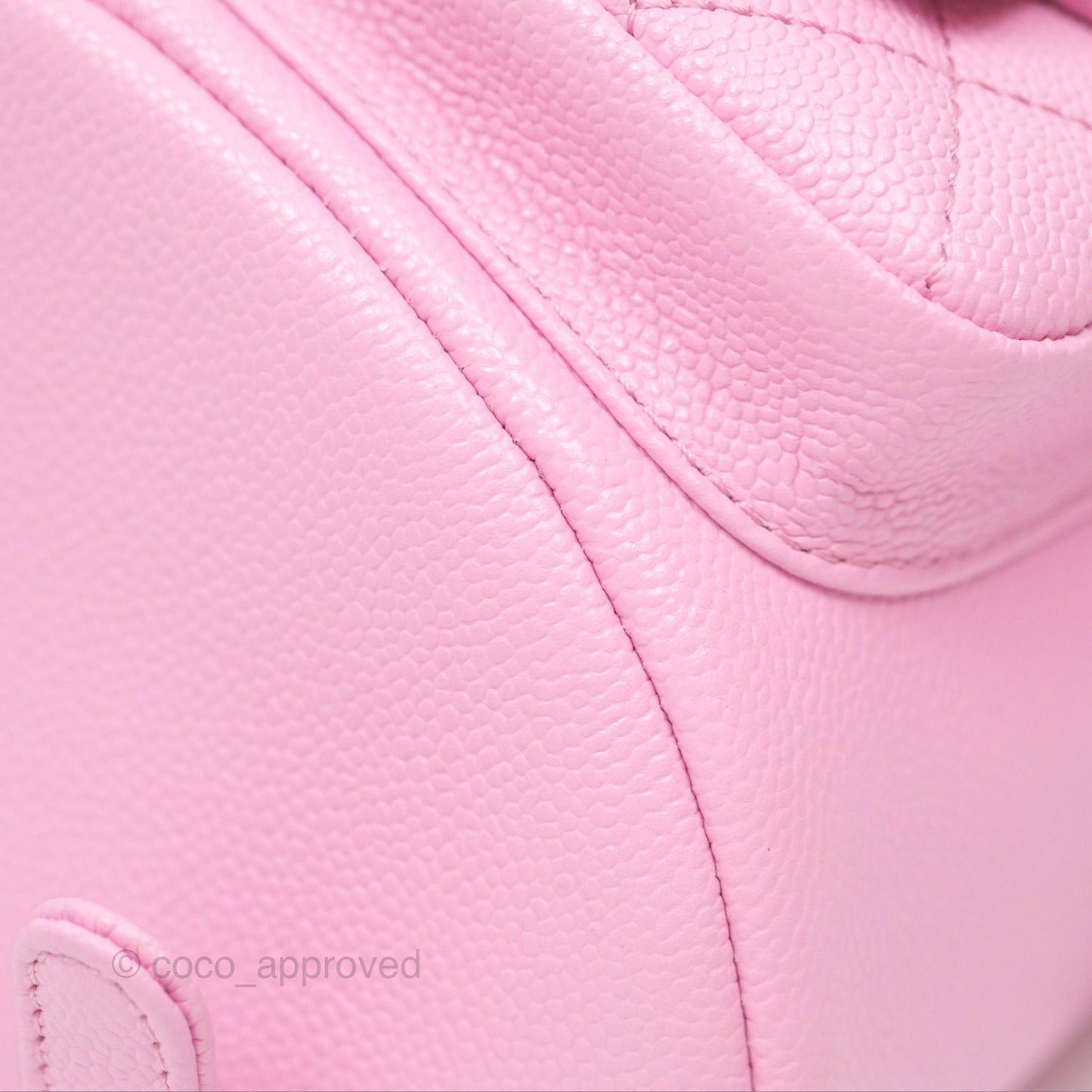 Chanel Mini Duma Backpack Pink Caviar Gold Hardware 23P