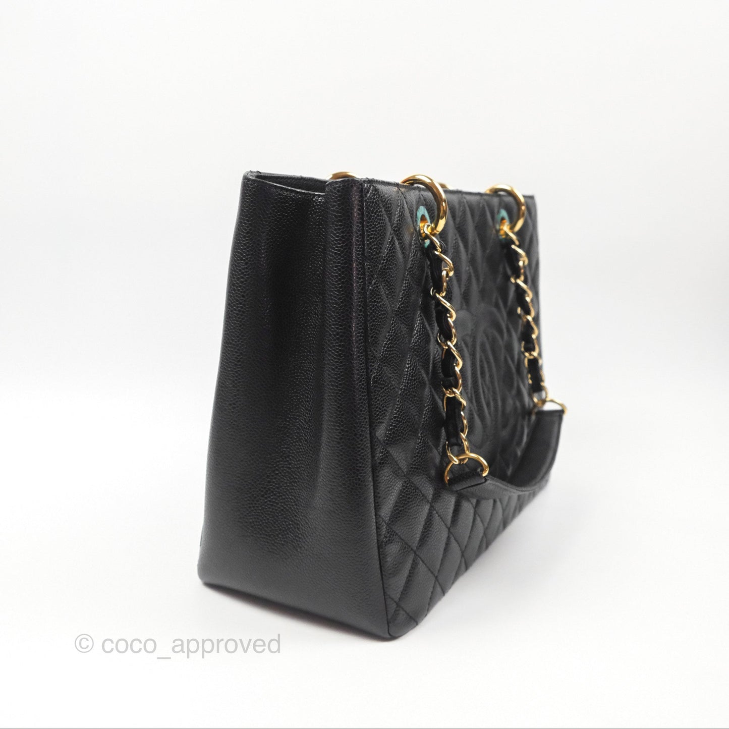 Chanel GST Black Caviar Gold Hardware