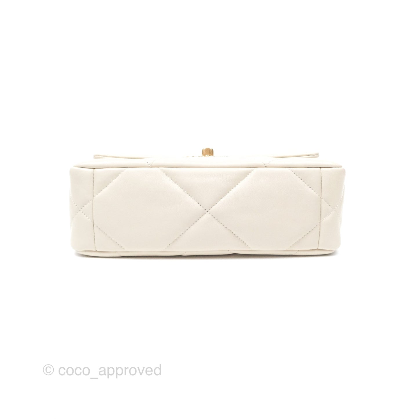 Chanel 19 Small Ivory Mixed Hardware