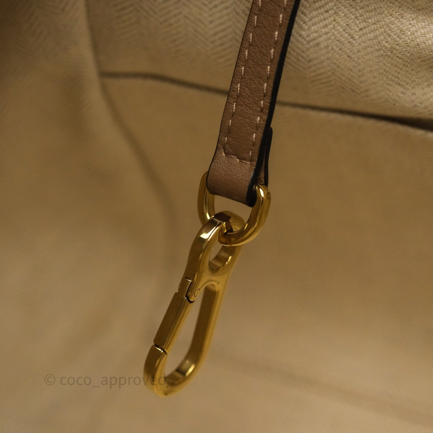 Loewe Small Hammock Shoulder Bag Tan Taupe