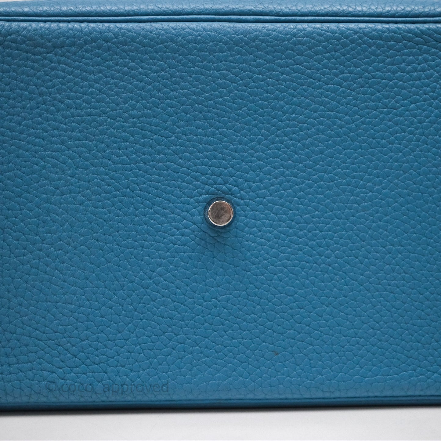 Hermès Lindy 30 Bleu Jean 75 Clemence Palladium Hardware