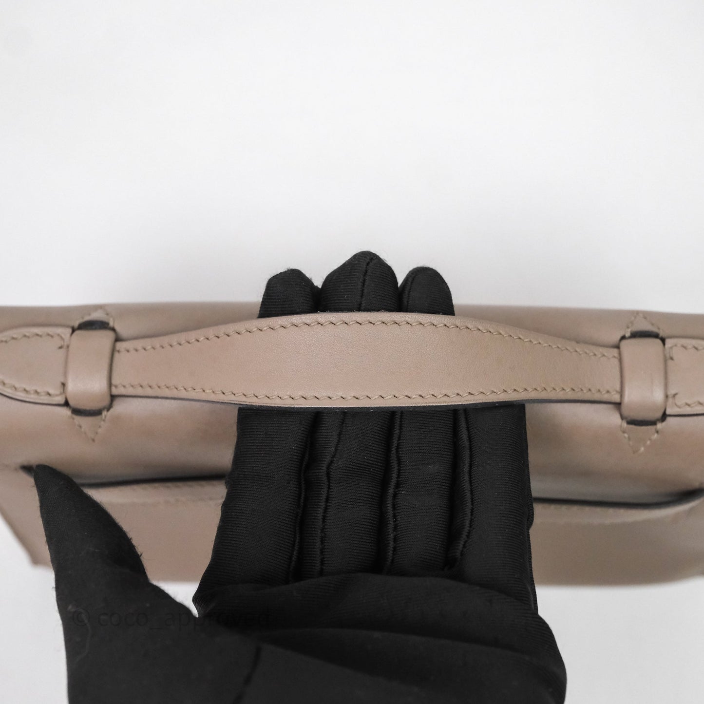 Hermès Kelly Pochette Gris Asphalte M8 Swift Gold Hardware