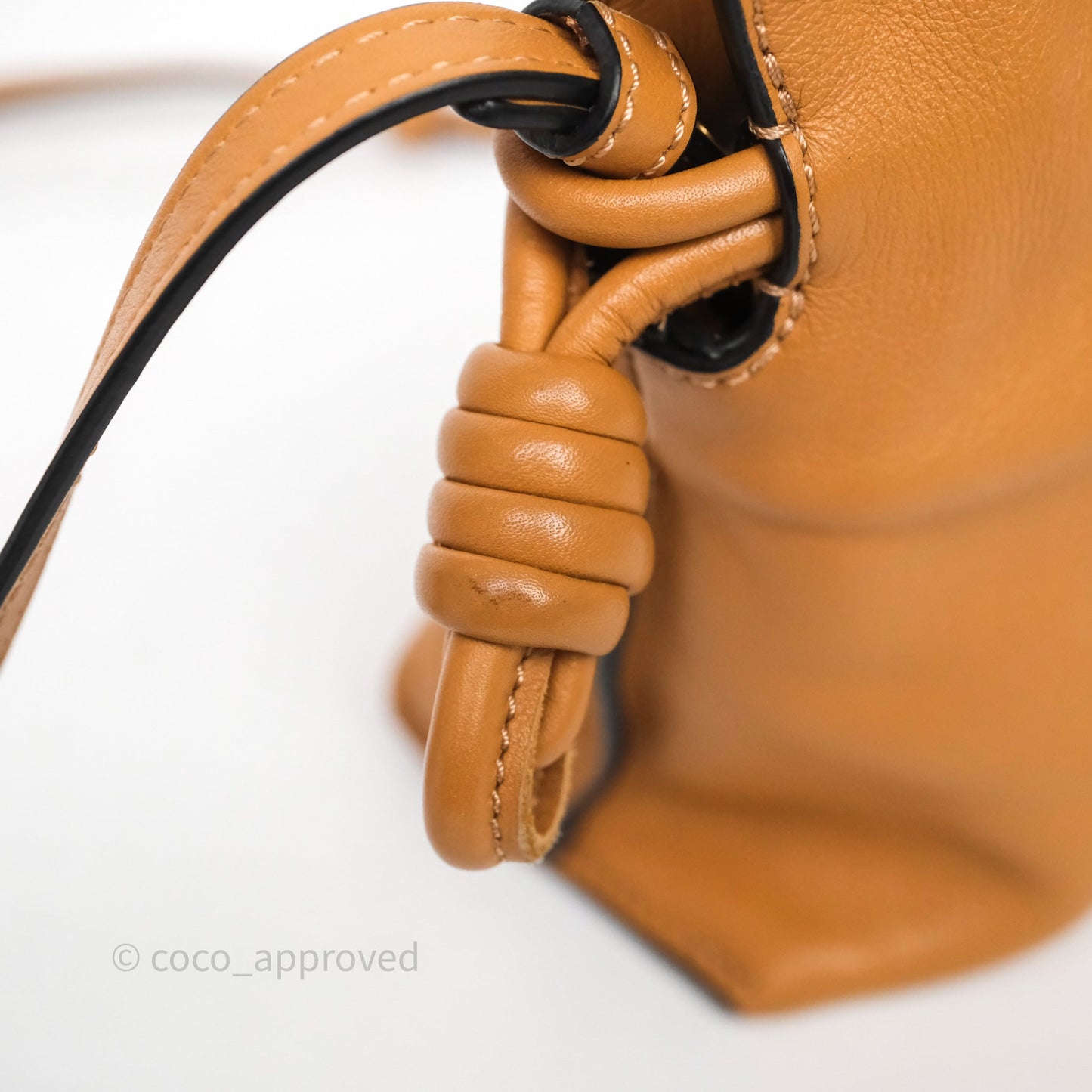 Loewe Mini Flamenco Clutch Nappa Calfskin Warm Desert