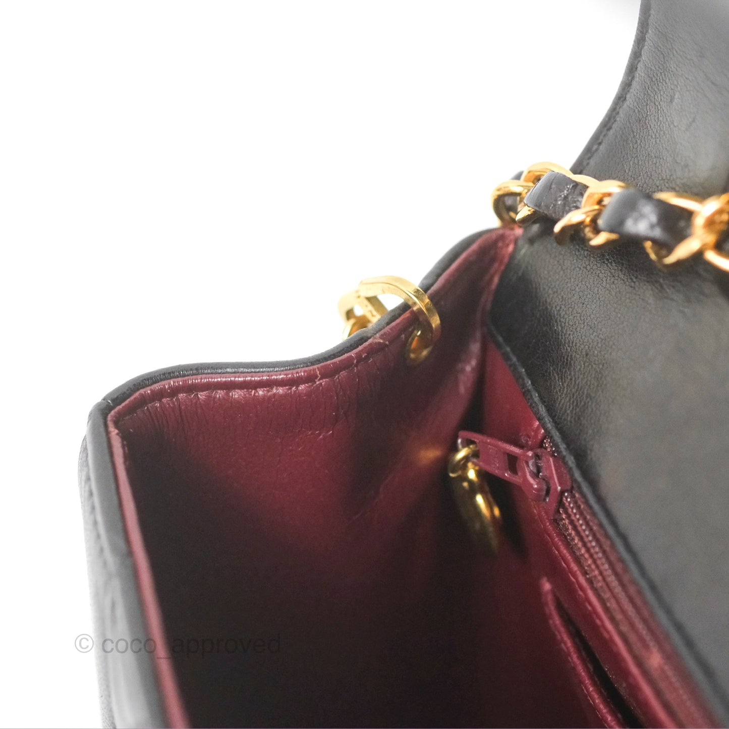 Chanel Vintage Quilted Medium Classic Diana Flap Bag Black Lambskin 24K Gold Hardware
