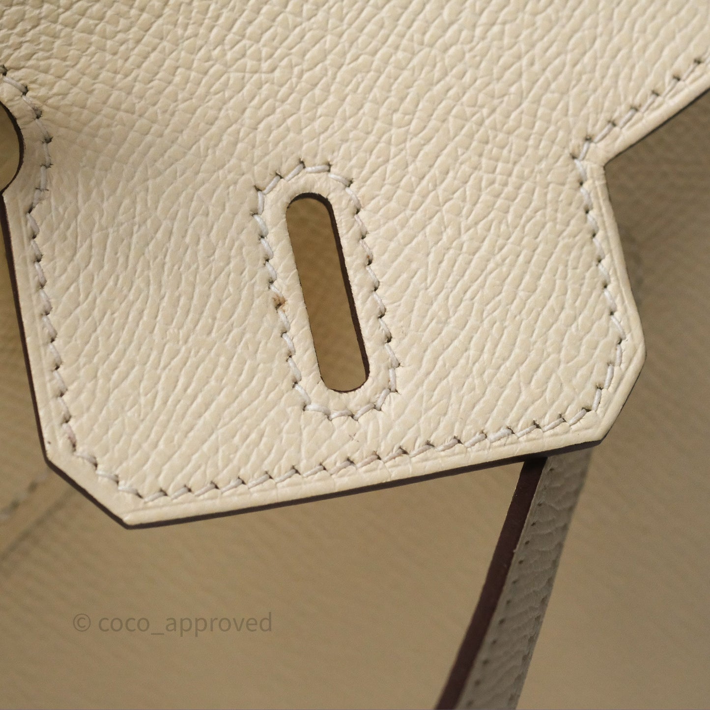 Hermès Birkin 25 Sellier Nata I2 Epsom Gold Hardware